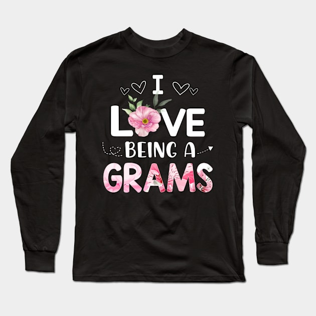 i love being a grams Long Sleeve T-Shirt by Leosit